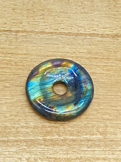 Labradorite AA Donut 30mm