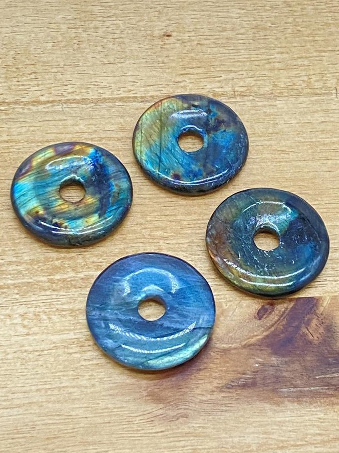 Labradorite AA Donut 30mm