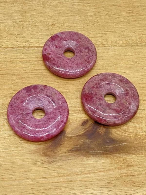 Rhodonit A-Qualität 40mm Donut