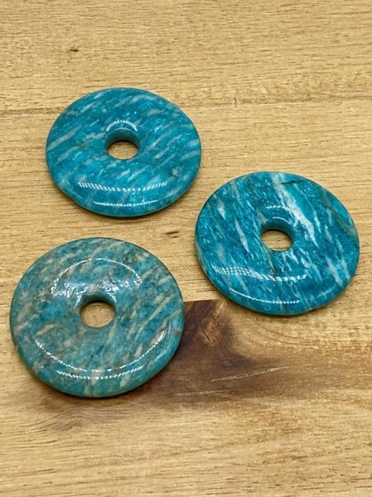 Amazonite Russian Top Quality 40mm Donut