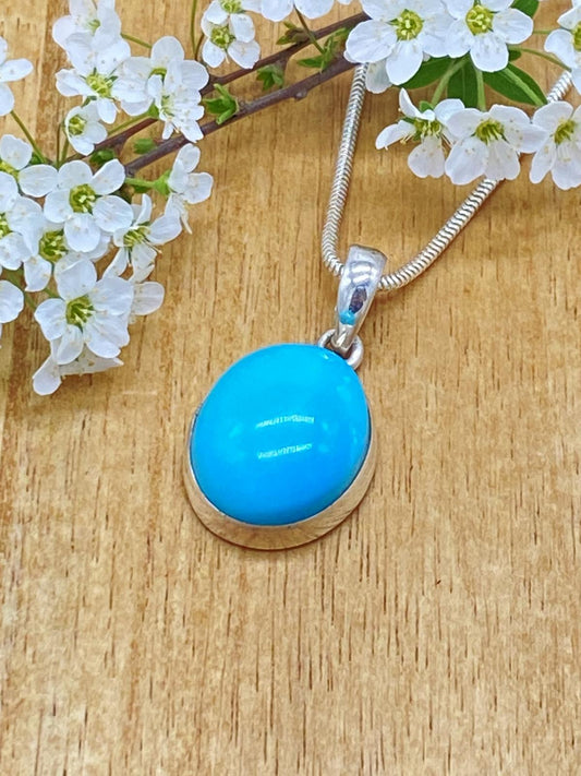 Turquoise from Arizona pendant 925 silver