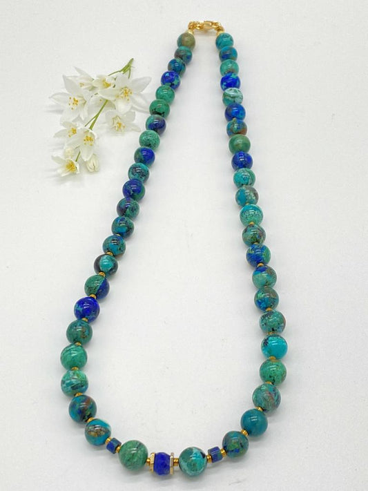 Azurite-Malachite Necklace