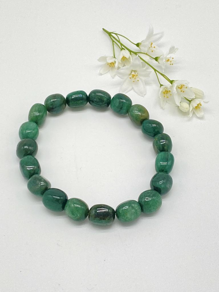 Aventurine/Fuchsite Nugget Bracelet