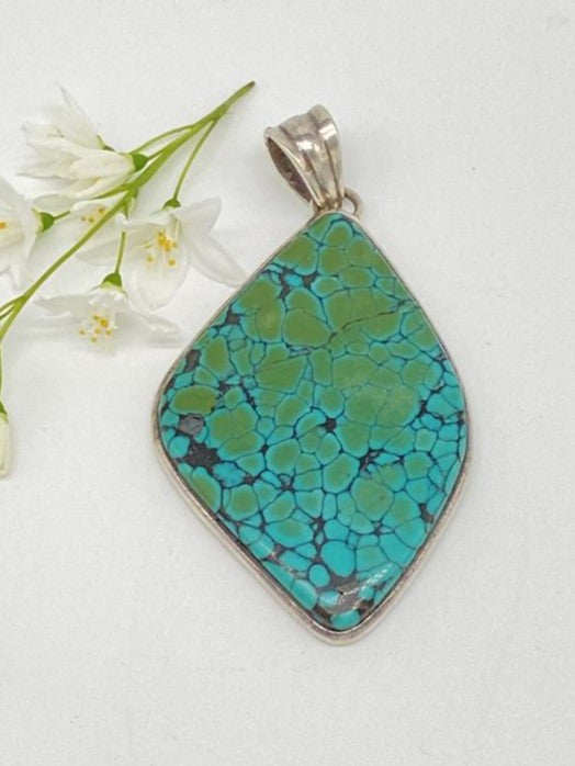 Turquoise from Tibet XL pendant