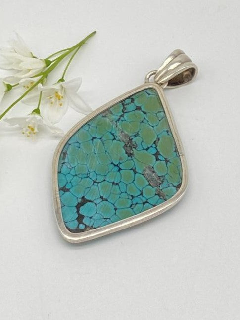 Turquoise from Tibet XL pendant