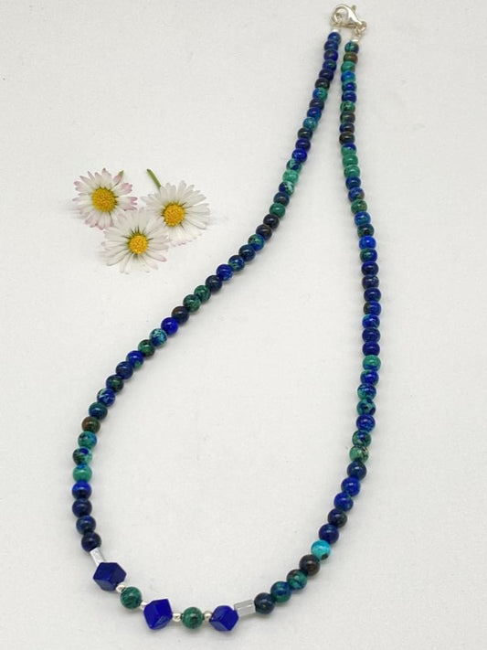 Azurite Malachite Necklace