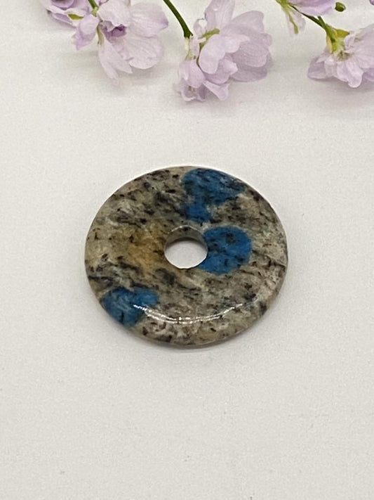 Azurite Gneiss/K2 Stone 30mm Donut