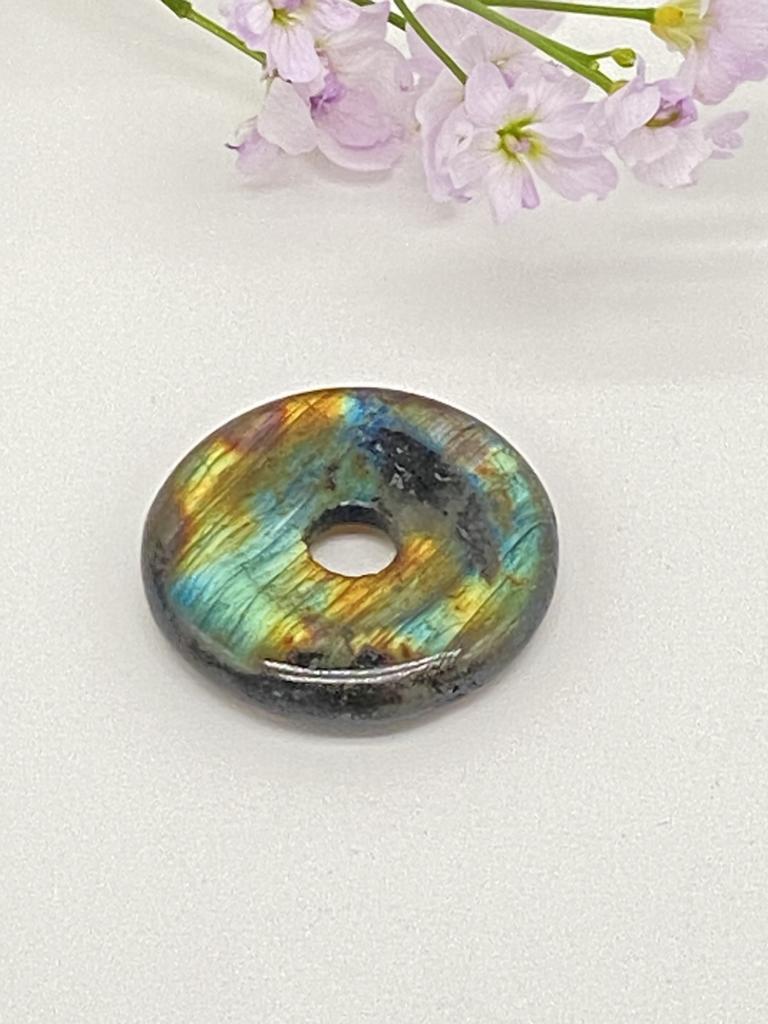 Labradorite AA Donut 30mm