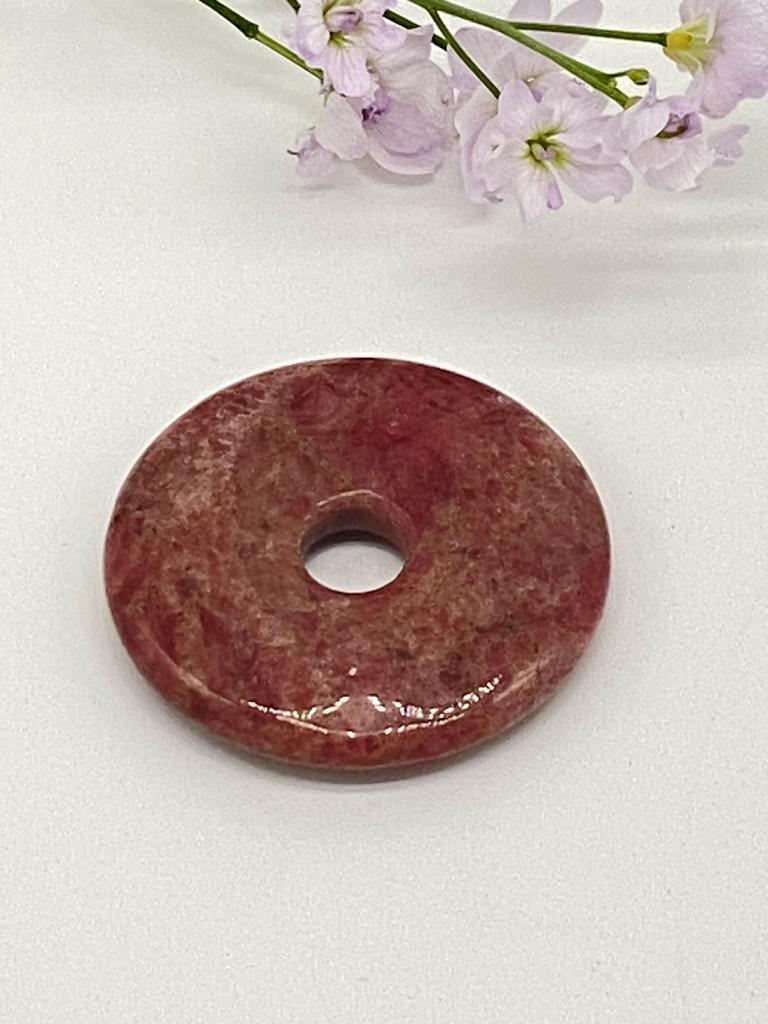 Rhodonite A-quality 40mm donut