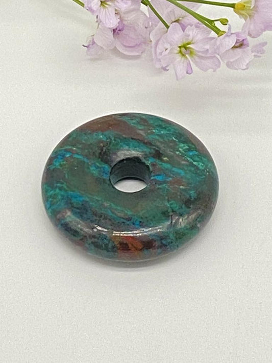 Chrysocolla Donut 35mm