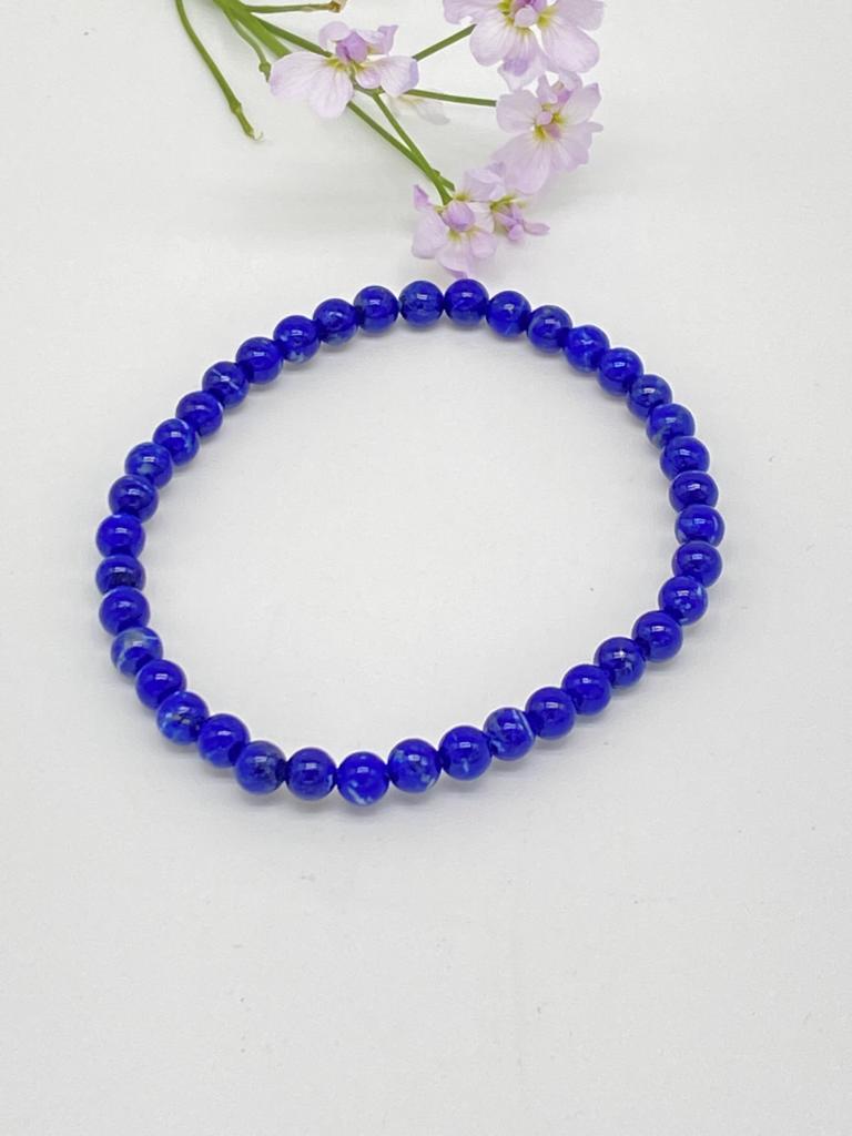 Lapislazuli AA Armband 4mm Kugeln