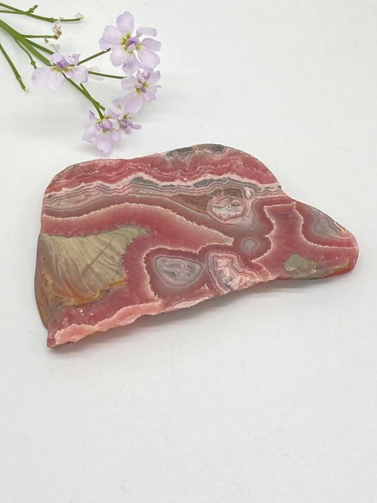 Rhodochrosite disc