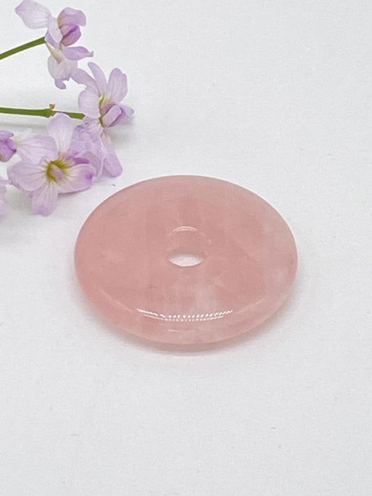 Rose Quartz Donut 30mm