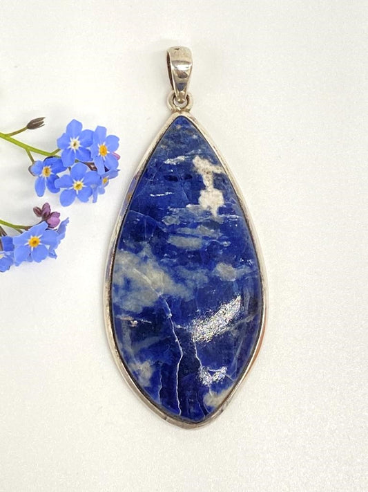 Sodalite pendant 925 silver