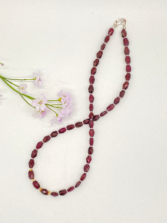 Garnet necklace