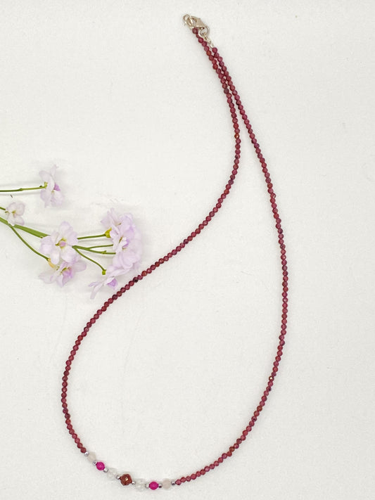 Garnet necklace