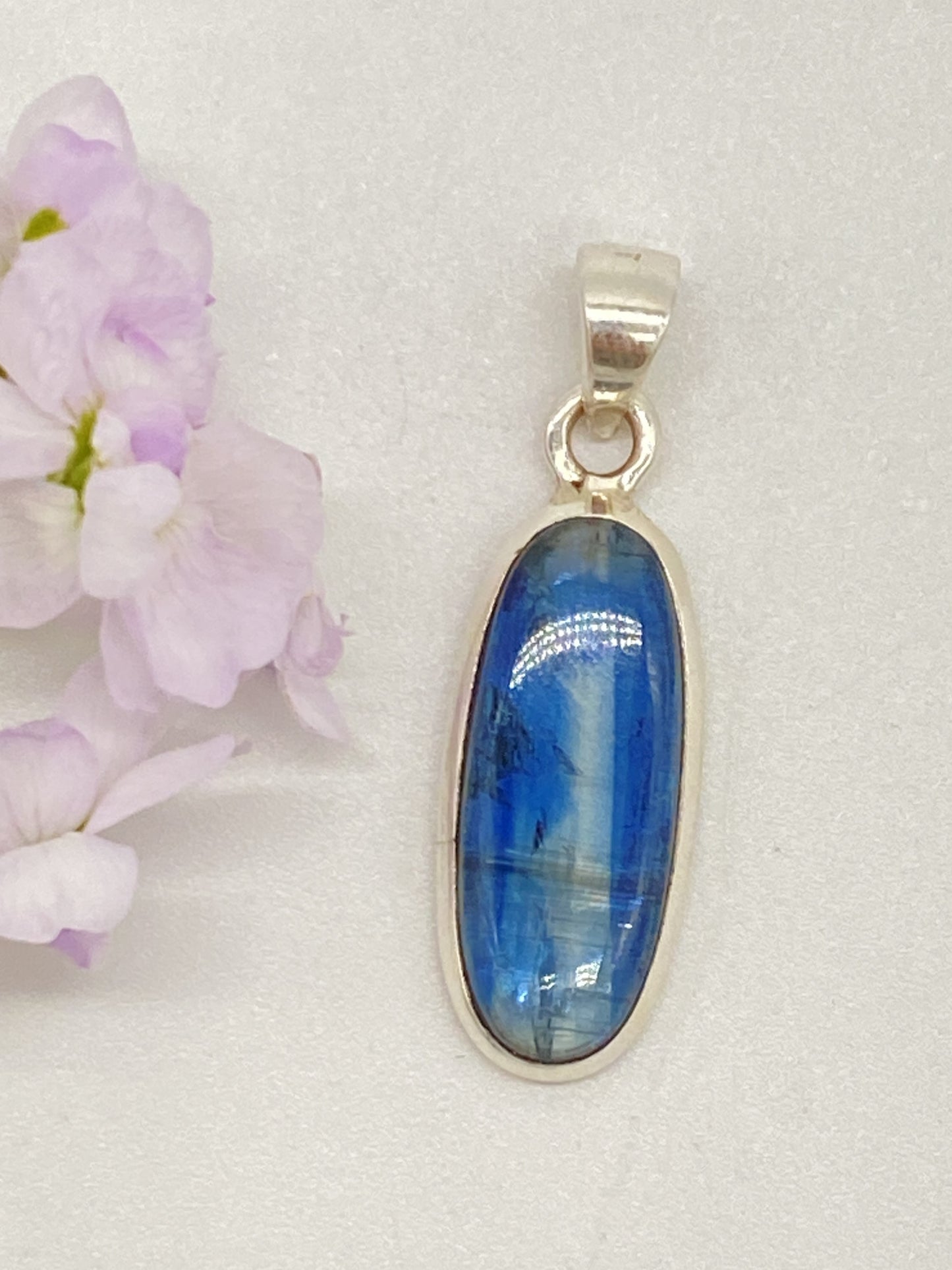 Kyanite pendant 925 silver