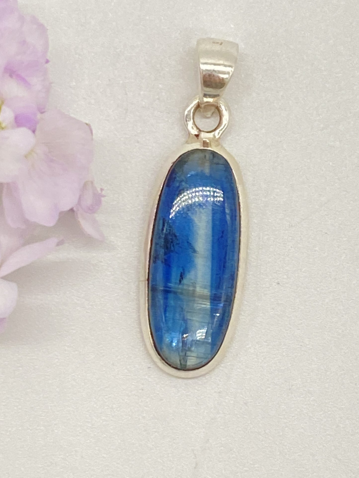 Kyanite pendant 925 silver