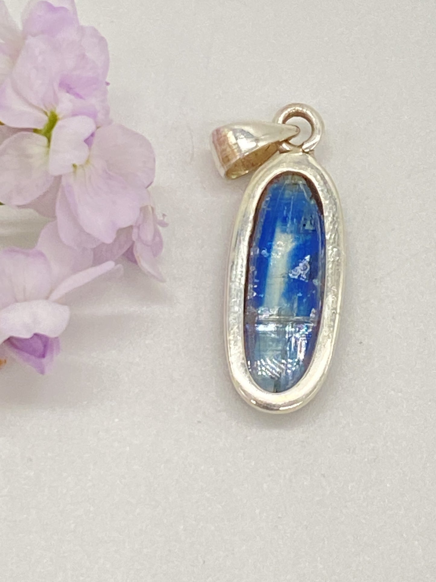 Kyanite pendant 925 silver