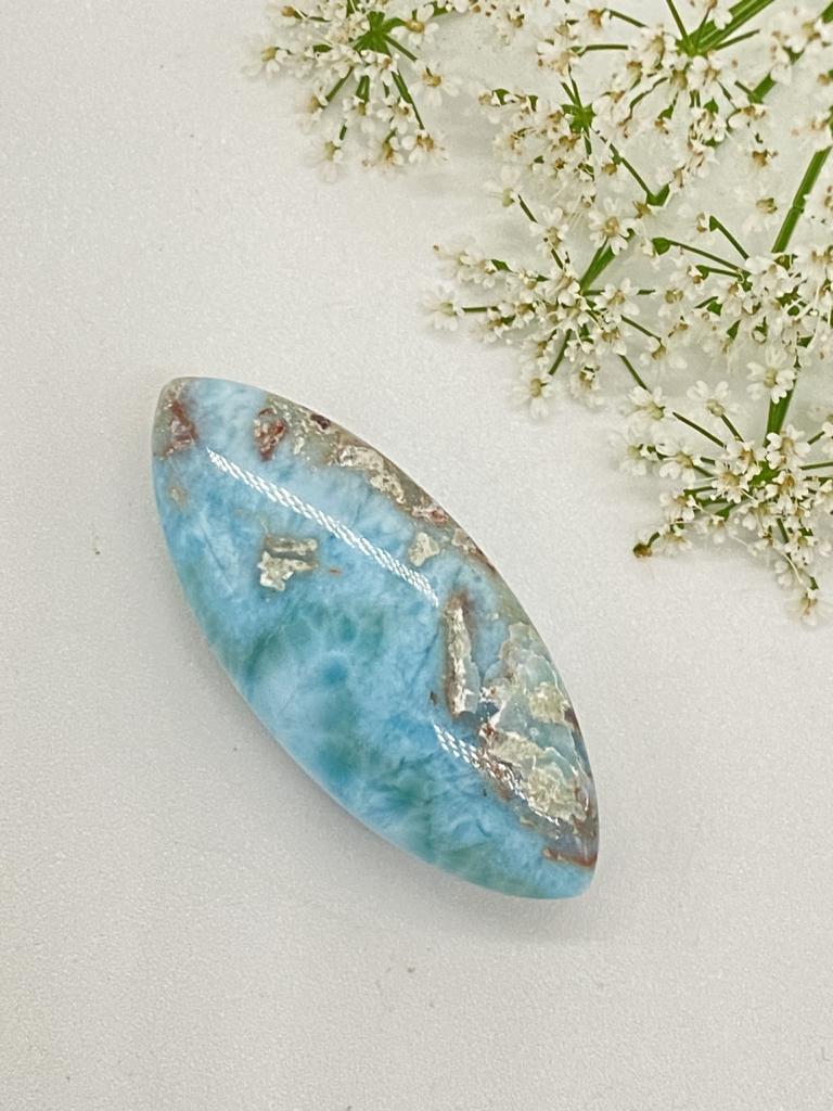 Larimar Navette Anhänger