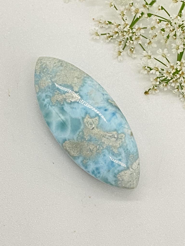 Larimar Navette Anhänger