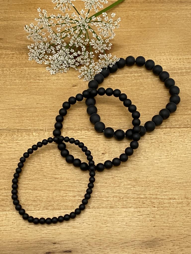 Onyx matte bracelet