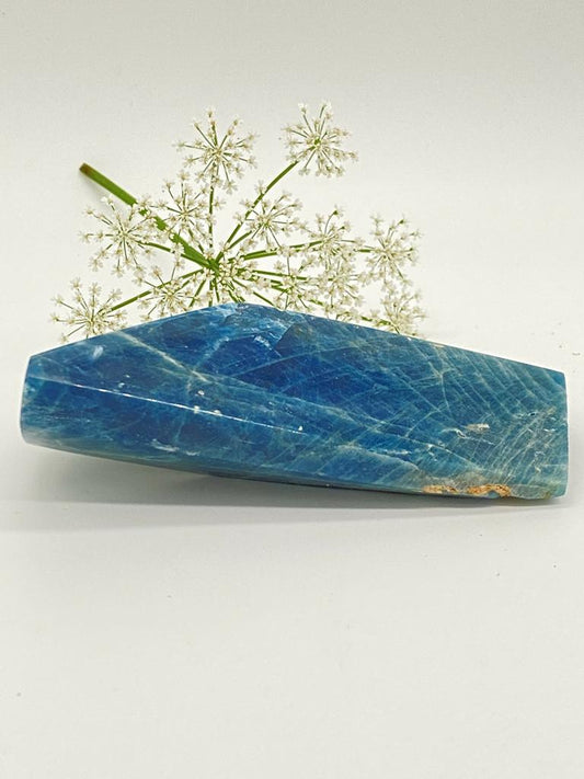 Apatite crystal polished