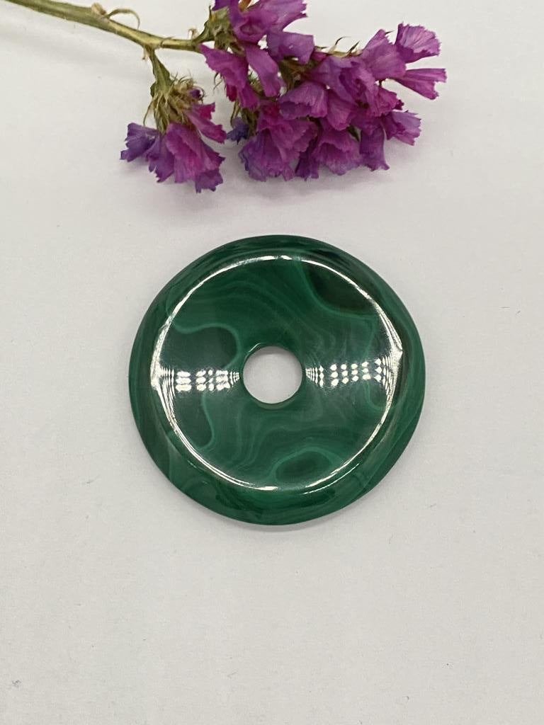 Malachite Donut 40mm