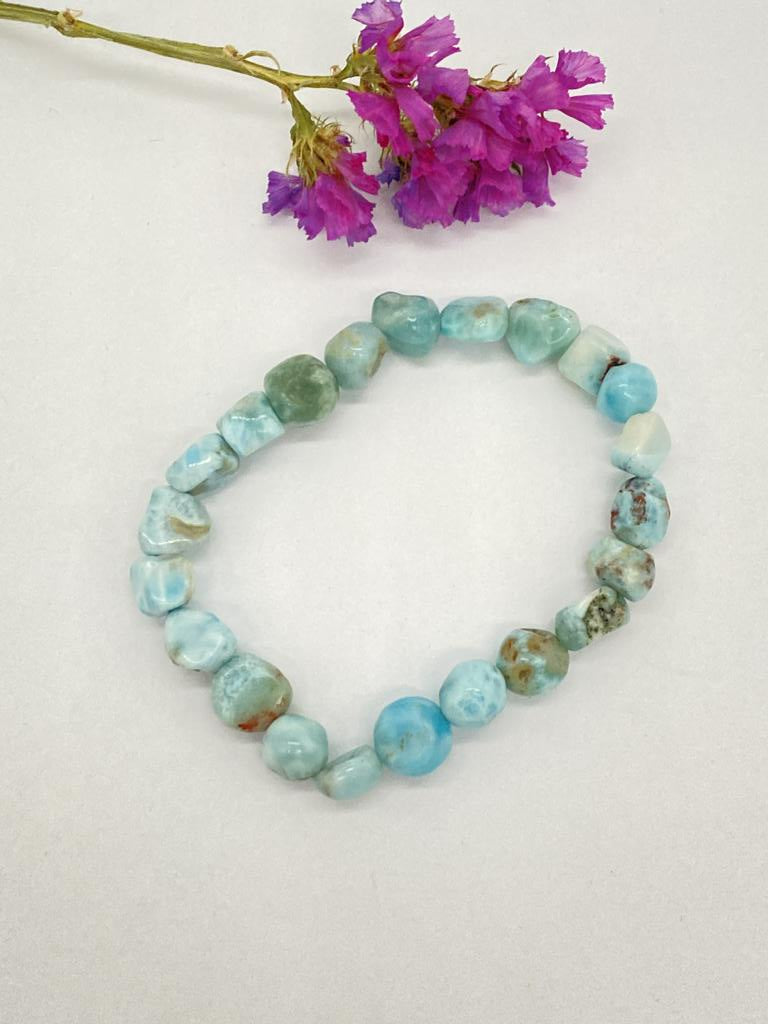 Larimar Nugget Bracelet