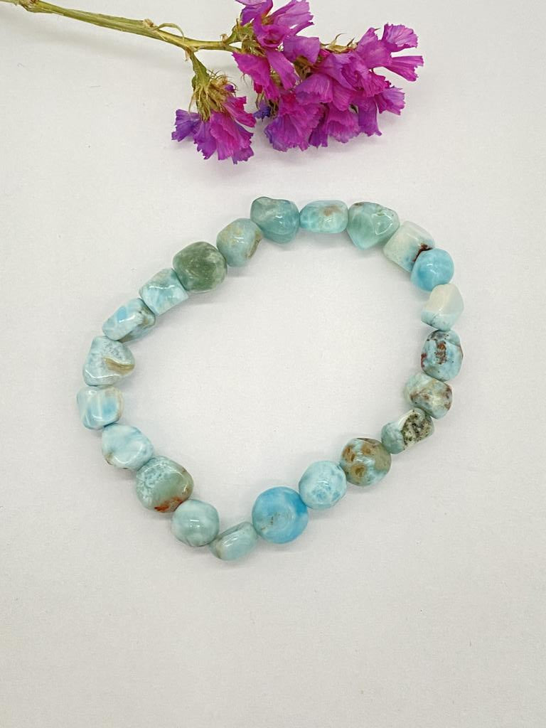 Larimar Nugget Bracelet