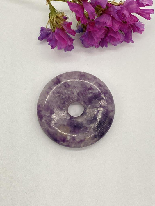 Lepidolite Donut 30mm